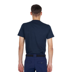 Basic-Herren-T-Shirt mit glänzendem Logo