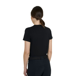 Damen-T-Shirt mit Strass aus Baumwolle