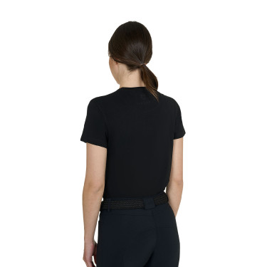 Damen-T-Shirt mit Strass aus Baumwolle