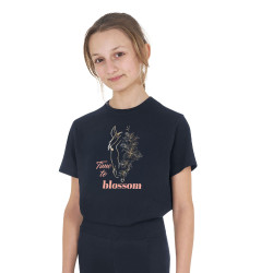 Mädchen-T-Shirt Time to Blossom aus Baumwolle