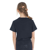 Unisex-Kinder-T-Shirt Horse Jump Glossy aus Baumwolle