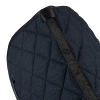 Spring-Schabracke aus technischem Gewebe in Denim-Optik