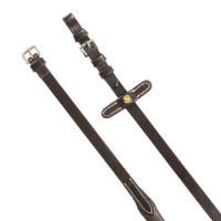 Magna-Zügel aus Leder mit gummiertem Grip