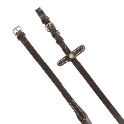 Magna-Zügel aus Leder mit gummiertem Grip