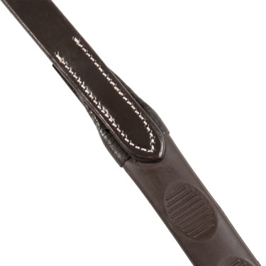 Magna-Zügel aus Leder mit gummiertem Grip