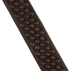 Lederzügel mit gummiertem Grip