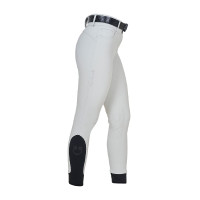 Damenhose mit hohem Bund mit Strass-Logo