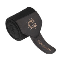 Fleecebandagen mit Strass-Logo