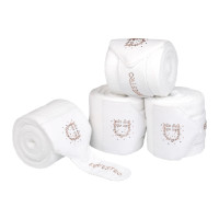 Fleecebandagen mit Strass-Logo