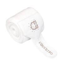 Fleecebandagen mit Strass-Logo
