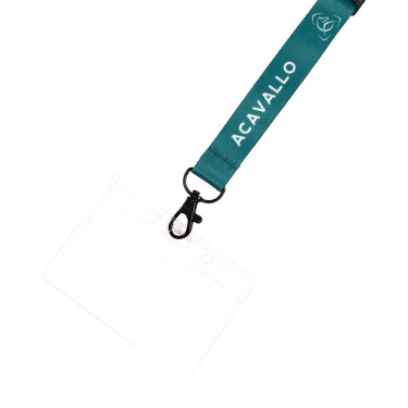 Ausweishalter mit Lanyard Acavallo Logo