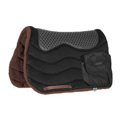 Trekking-Satteldecke mit Taschen TT/Fleece HD + Piuma-Pad