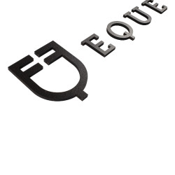 Erweitertes Equestro-Logo vorgeschnitten für Wand h 20 cm