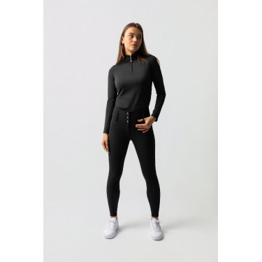 Reithose Horze Leonie mit Vollbesatz für Damen aus veganem Wildleder
