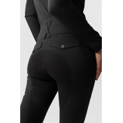 Reithose Horze Leonie mit Vollbesatz für Damen aus veganem Wildleder