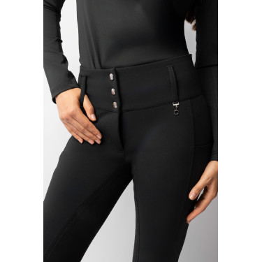 Reithose Horze Leonie mit Vollbesatz für Damen aus veganem Wildleder
