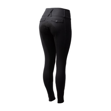 Reithose Horze Leonie mit Vollbesatz für Damen aus veganem Wildleder