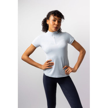 Kinder Reit-Trainingsshirt kurzarm mit Zipper – Horze Joie | equi-clic