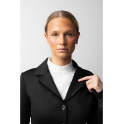 Turnier Reitjacke Damen Horze Ada mit Glitzer – Schwarz