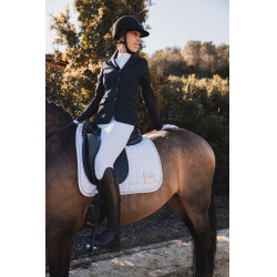Turnier Reitjacke Damen Horze Ada mit Glitzer – Schwarz