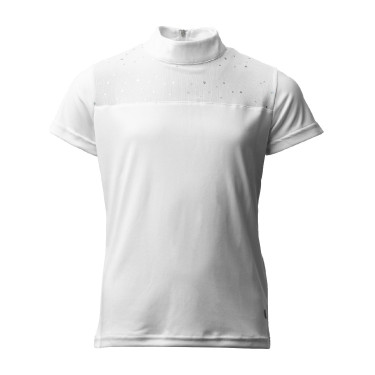 Kinder Turnier-Poloshirt Reiten Horze Kaya mit Strass Kinder Turnier-Poloshirt Reiten Horze Kaya mit Strass
