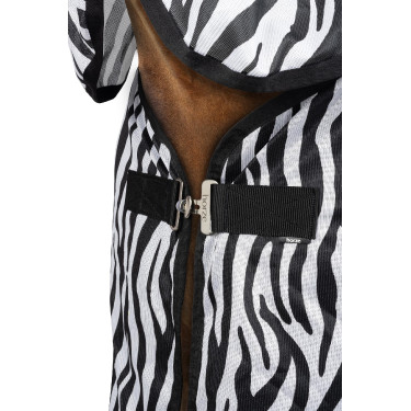 Fliegendecke fürs Reiten Horze Defender Zebra, Fransen Fliegendecke fürs Reiten Horze Defender Zebra, Fransen