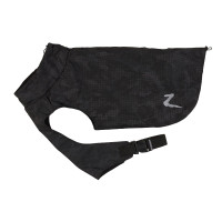 Horze Hundemantel reflektierend Camo Luminox Schwarz / Silber
