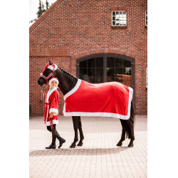 Horze Weihnachts-Pferdedecke – Fleece, festlich