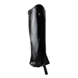 Reit-Mini-Chaps Leder Horze Wicklow – Blumen-Perforation