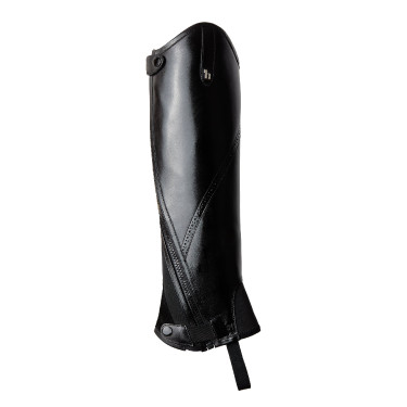 Reit-Mini-Chaps Leder Horze Wicklow – Blumen-Perforation