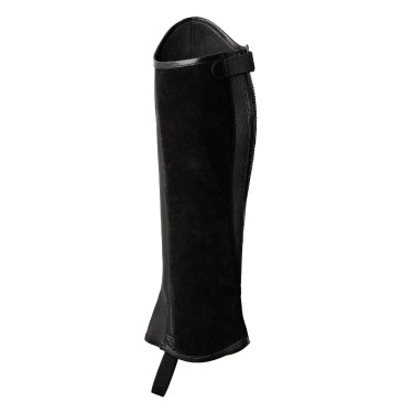 Reit-Mini-Chaps Leder Horze Wicklow – Blumen-Perforation