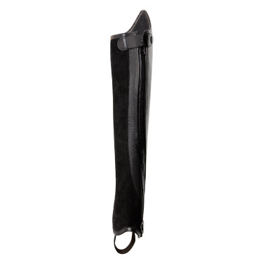 Reit-Mini-Chaps Leder Horze Wicklow – Blumen-Perforation