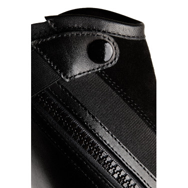 Reit-Mini-Chaps Leder Horze Wicklow – Blumen-Perforation