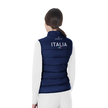 Damen Reitweste ärmellos Slim Fit – Equestro x FISE | equi-clic