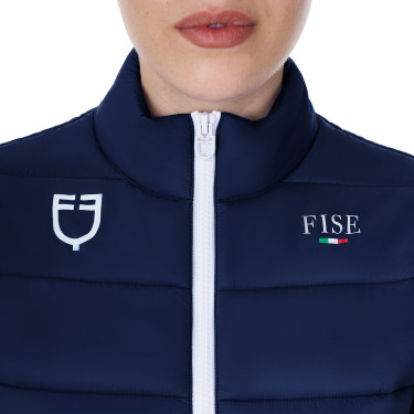 Damen Reitweste ärmellos Slim Fit – Equestro x FISE | equi-clic