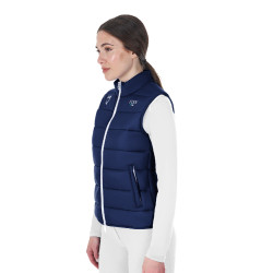 Damen Reitweste ärmellos Slim Fit – Equestro x FISE | equi-clic