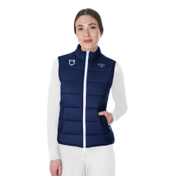 Damen Reitweste ärmellos Slim Fit – Equestro x FISE | equi-clic