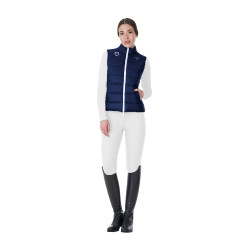 Damen Reitweste ärmellos Slim Fit – Equestro x FISE | equi-clic