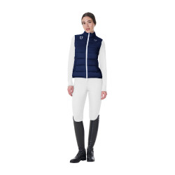 Damen Reitweste ärmellos Slim Fit – Equestro x FISE | equi-clic