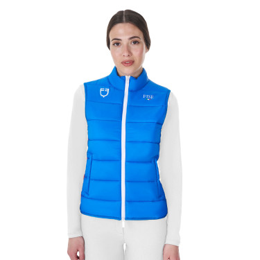 Damen Reitweste ärmellos Slim Fit – Equestro x FISE | equi-clic