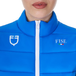 Damen Reitweste ärmellos Slim Fit – Equestro x FISE | equi-clic