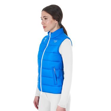 Damen Reitweste ärmellos Slim Fit – Equestro x FISE | equi-clic