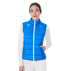 Damen Reitweste ärmellos Slim Fit – Equestro x FISE | equi-clic