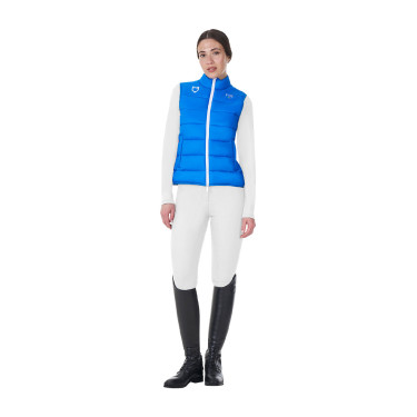 Damen Reitweste ärmellos Slim Fit – Equestro x FISE | equi-clic