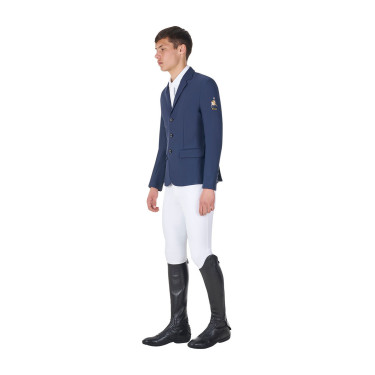 Reitjacke Herren Turnier Equestro x FISE – 3 Knöpfe Reitjacke Herren Turnier Equestro x FISE – 3 Knöpfe