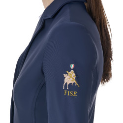 Reitjacke Damen Turnier – Equestro x FISE, 3 Knöpfe