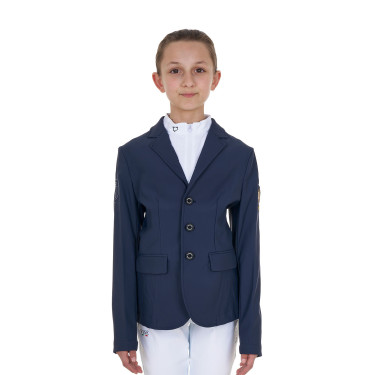Kinder Turnierjacke Reiten Equestro x FISE – 3 Knöpfe
