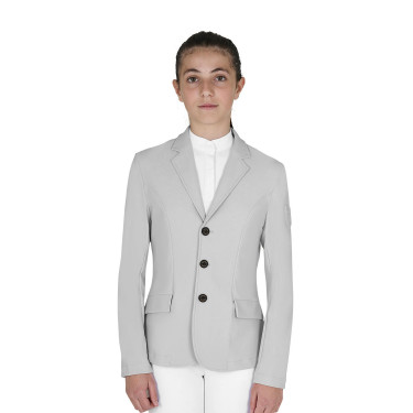 Kinder Reit-Turnierjacke Equestro Slim-Fit – 3 Knöpfe