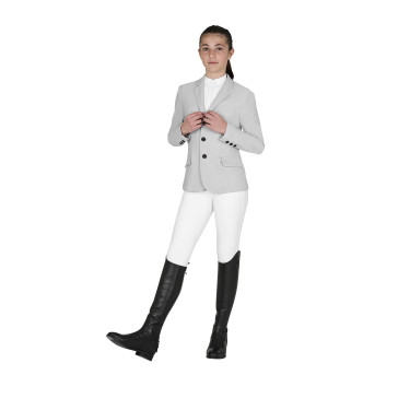Kinder Reit-Turnierjacke Equestro Slim-Fit – 3 Knöpfe