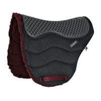 Burioni Piuma TT/Fleece Endurance-Sattelpad Bordeaux